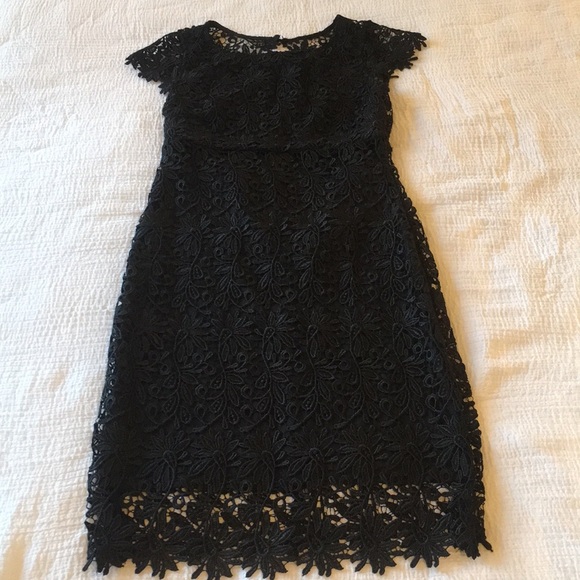 Black Lace Cocktail Dress - Picture 1 of 5